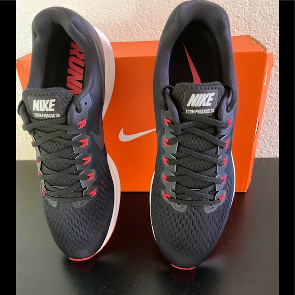 NIKE MENS AIR ZOOM PEGASUS 34 12.5 SNEAKER SHOES - Picture 12 of 15